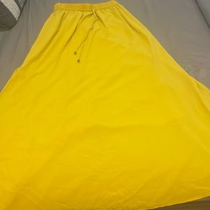 Skirt, with side slits, elasticated waist,